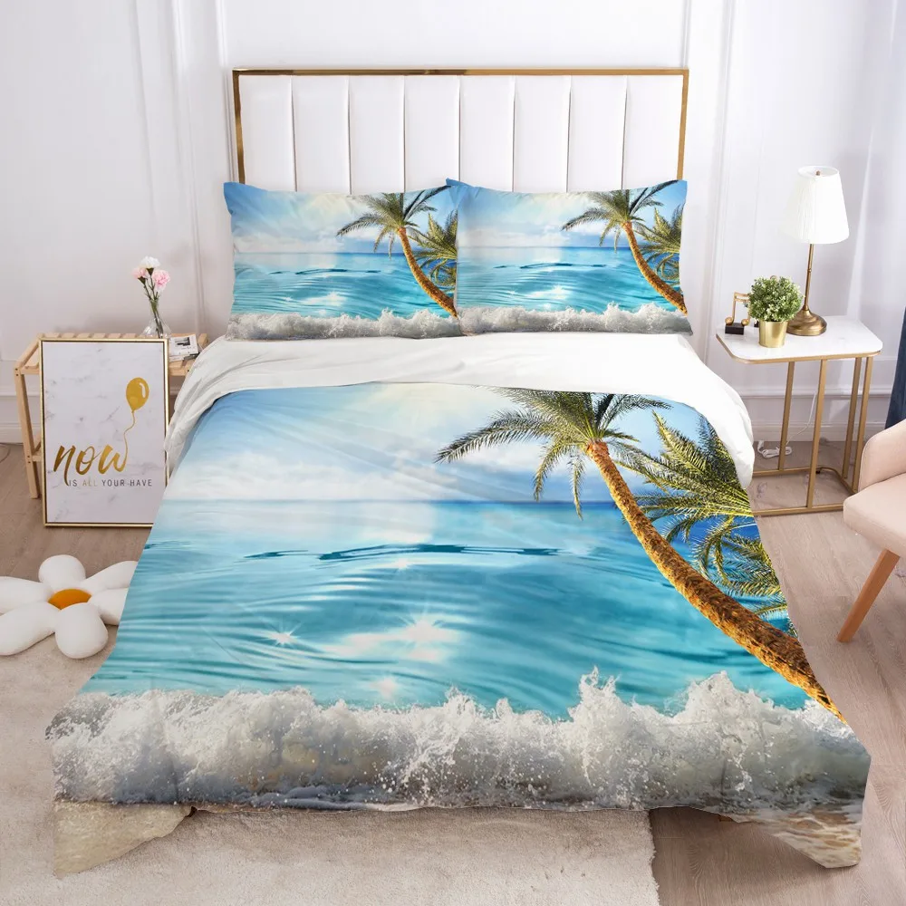 

3D Duvet Cover Landscape Design Custom Bedding Sets Comforter Covers Pillow Cases Full Twin Double Single Size Bedclothes