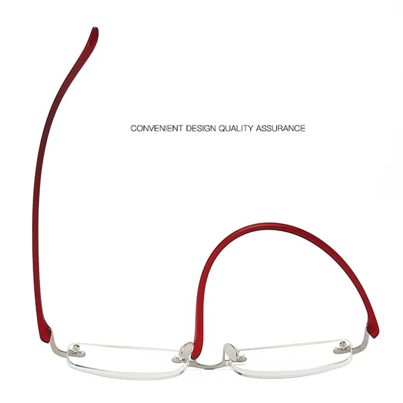 

Anti Blue Light Reading Glasses Men Women Rimless Cutting Presbyopia Spectacles Diopter +1.0 +1.5 +2.0 +2.5 +3.0 +3.5 +4.0