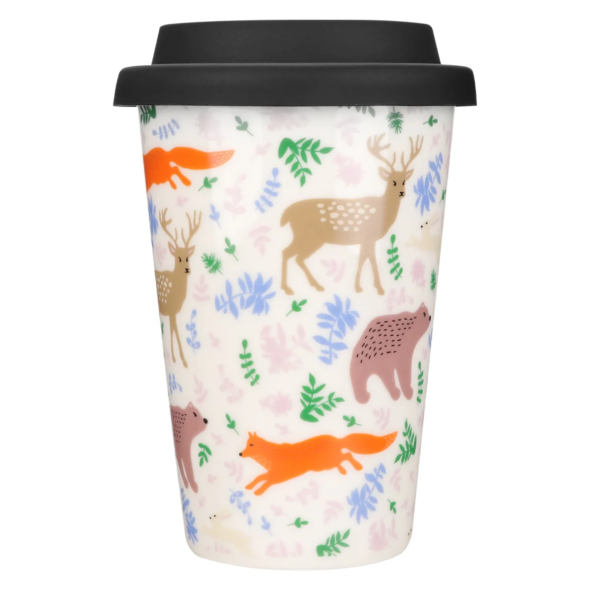 

1 шт. необычная Рождественская кружка с крышкой, керамическая кружка, искусственная кружка без ручки