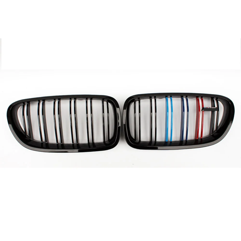 2 slat M coor решетка для BMW 5 серии F10 F18 M5 стиль почек передний бампер гоночный гриль