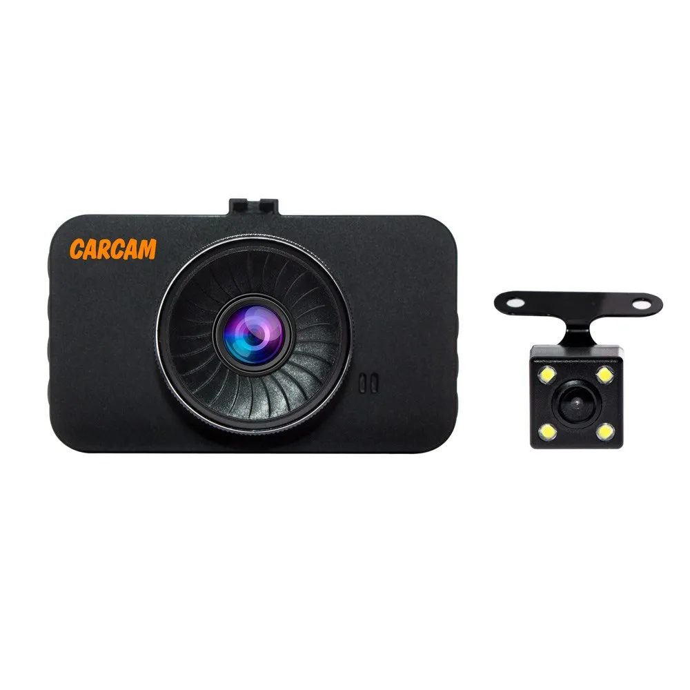 Автомобильный DVR Full HD видеорегистратор CARCAM F3 с доп. камерой | Автомобили и
