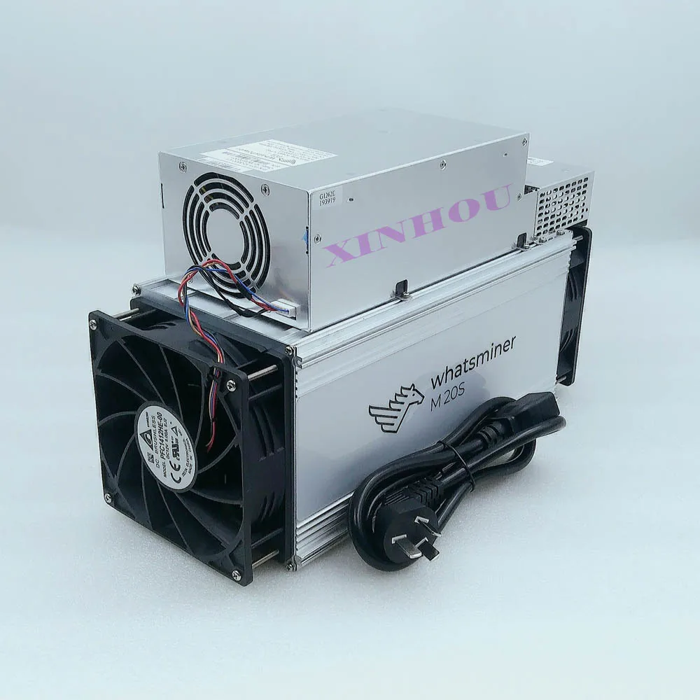 Шахтерная микросхема WhatsMiner M20S 68T SHA256 BCH BTC Майнер лучше, чем M21 M21S M3 antminer S9 T17 T17e S17 S17e Innosilicon T3 T2T E12