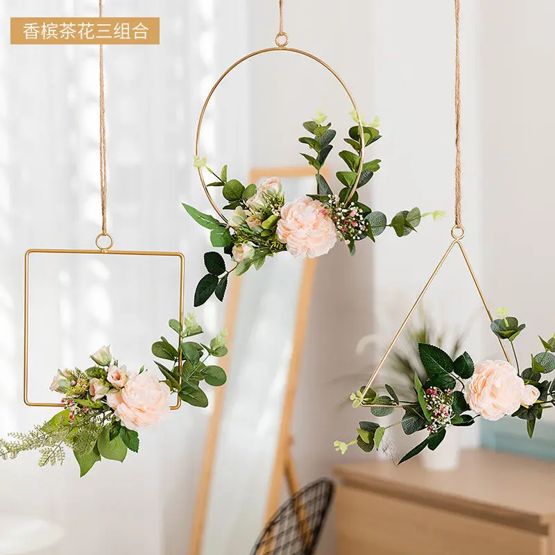 Аксессуары для украшения дома скандинавская настенная подвеска железная