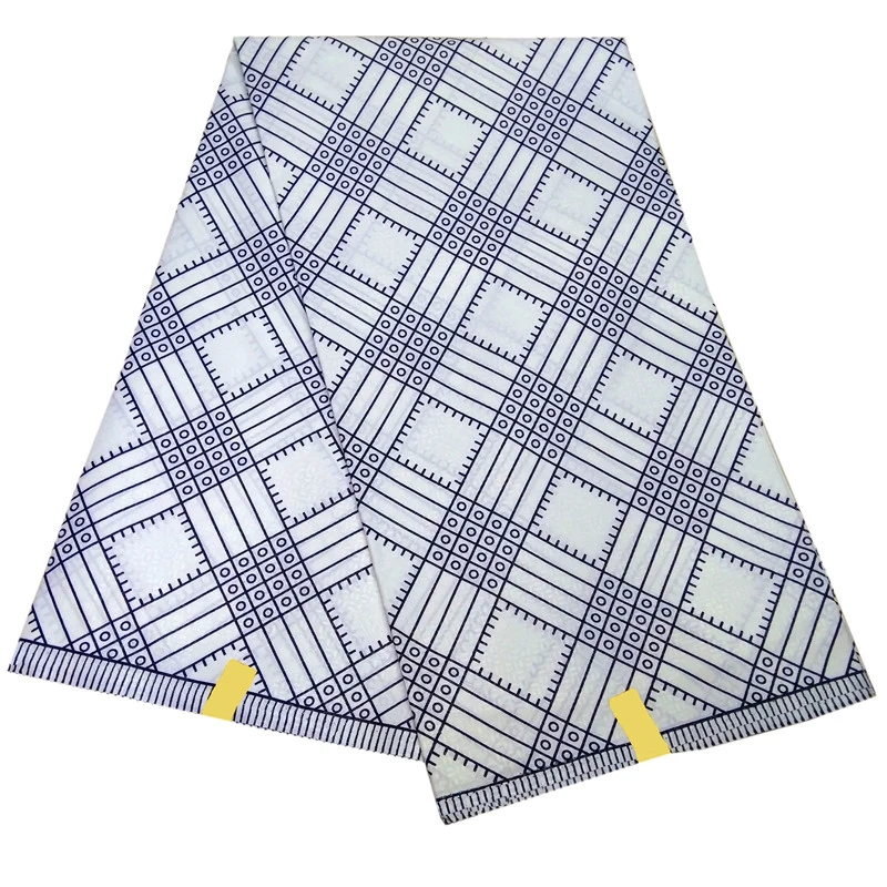 Не хлопковая ткань Анкара африканская вощеная принтом Хорошее качество 100%