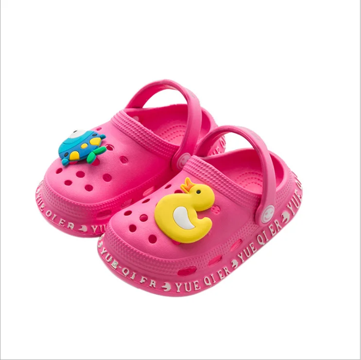 Сандалии Детские с мультяшным рисунком модные летние шлепанцы для сада