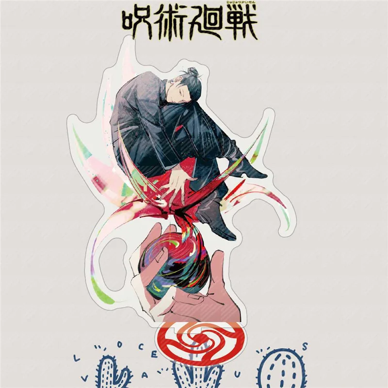 

2021 Hot Anime Jujutsu Kaisen New Style Acrylic Desk Figures Teenagers Holder Stand Model Plate Decor For Gift For Woman Man