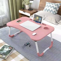 for russian folding laptop stand holder study table desk wooden foldable computer desk for bed sofa tea serving table stand