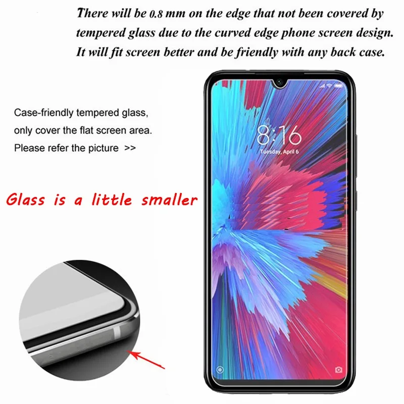 Закаленное стекло Для Doogee N10 5 84 "Стеклянная крышка 9H Защитная ультратонкая