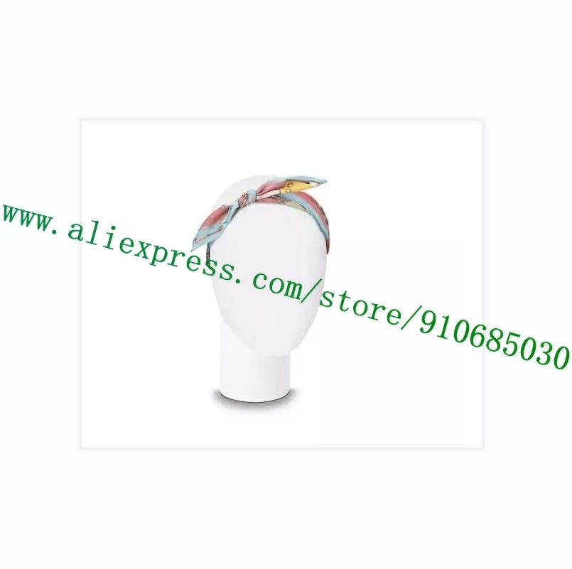 Top Quality Lady Bag Handle Silk Wrappy Women Designer Headband Bandeau Brown Leopard Scarf Neck Tie Multi-purpose