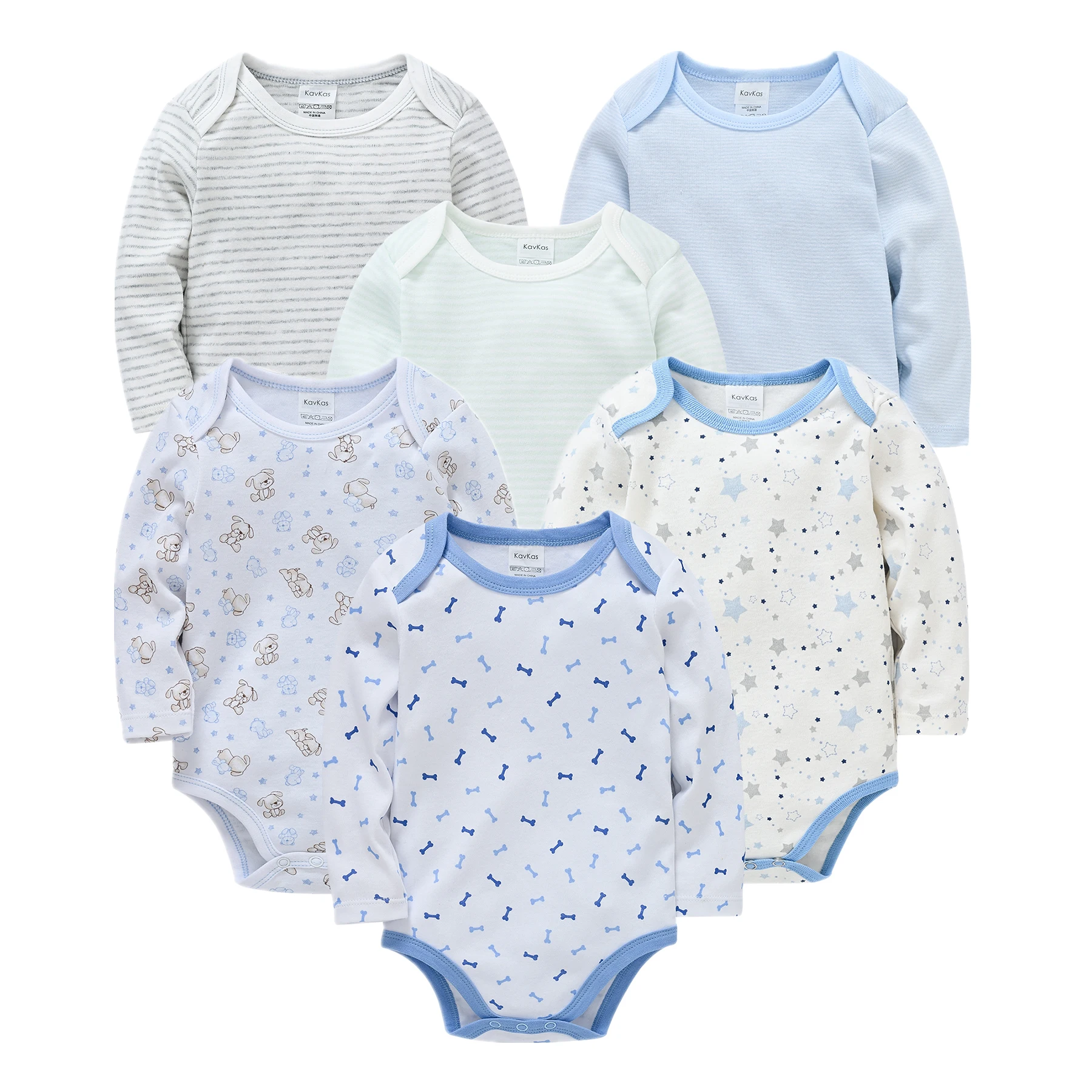 

Cotton Toddler Baby Boy Girl Clothes Cute Bear Dinosaur Jumpsuit 3 6PCS Long Sleeve Rompers bebe recien nacido Roupas bebe de