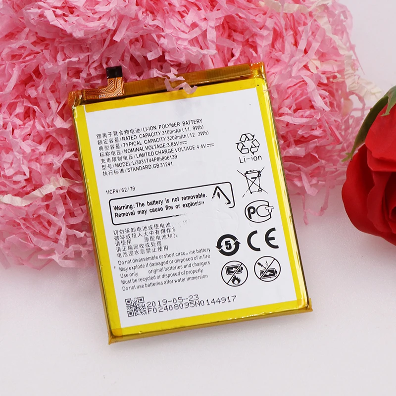 Li3931T44P8h806139 батарея 3100 мАч мобильный телефон запасная для ZTE Blade A4 A0722 V9 Аккумулятор