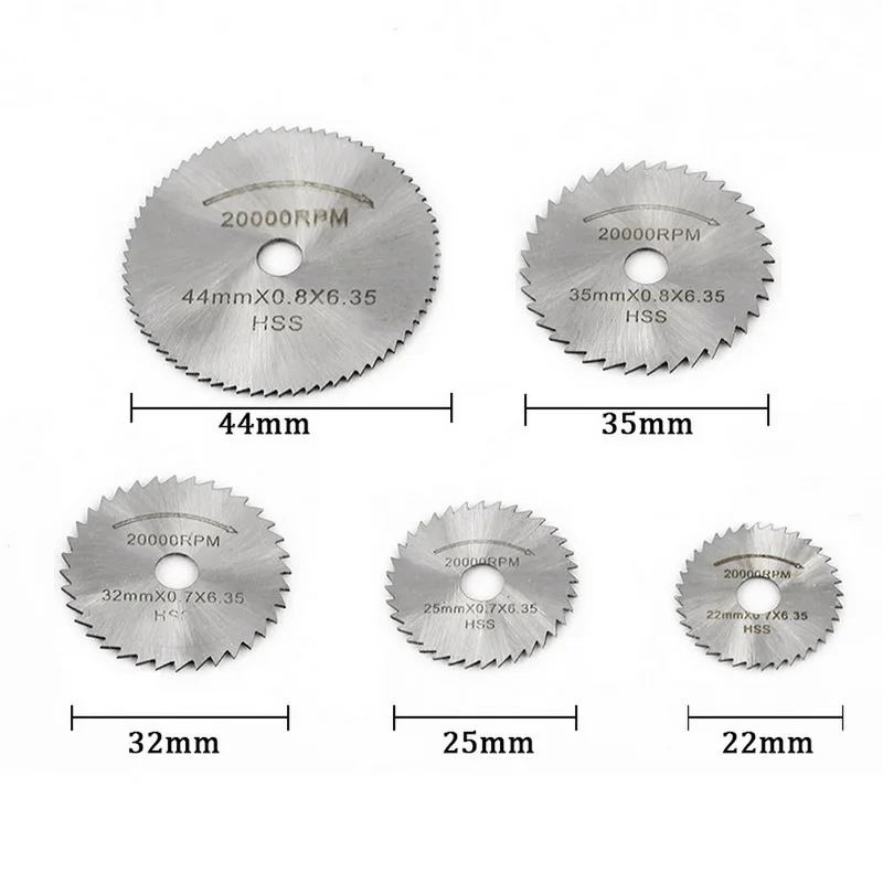 Лезвие для циркулярной пилы 6 шт. вращающийся инструмент набор дисков резки