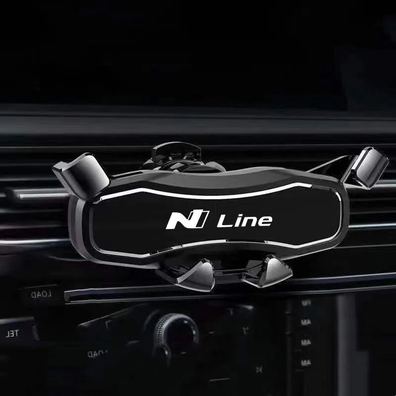 

For Hyundai Sonata Elantra Veloster Kona N Line Car Air Outlet Stand Telescopic GPS Phone Navigation Bracket Car Accessories