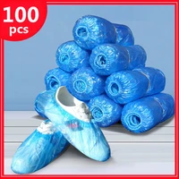 100pcs shoe covers disposable hygienic boot cover for household construction workplace indoor carpet floor protection dropship