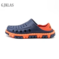 hollow out beach sandal summer shoes men fashion closed toe sandals for men outdoor comfy slip on casual mens breathable shoes