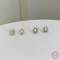 925 sterling silver simple pav%c3%a9 crystal star stud earrings women temperament goddess dress jewelry accessories girlfriend gift