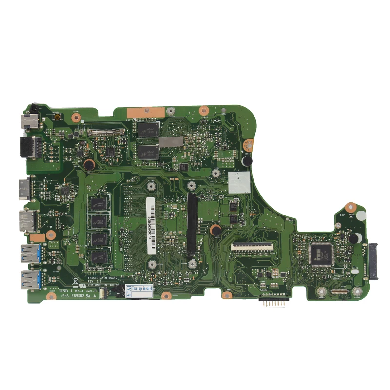 Для ASUS W519L X555LP X555LJ X555LDB X555LB X555LN X555LF X555LD X555L ноутбук материнская плата MB REV: 3,6 I7-5500U 4 Гб Оперативная память GTX920M/2G