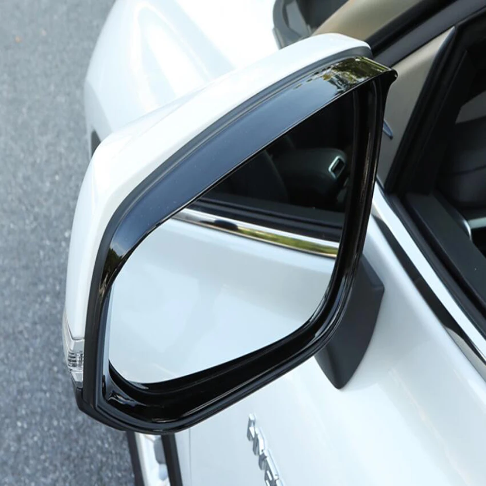 Rearview Mirror Sun Visor Cover Trim For Toyota Sienna 2021 2022  For Highlander 2021 2022 Car Door Mirrors Rain Shield Sticker