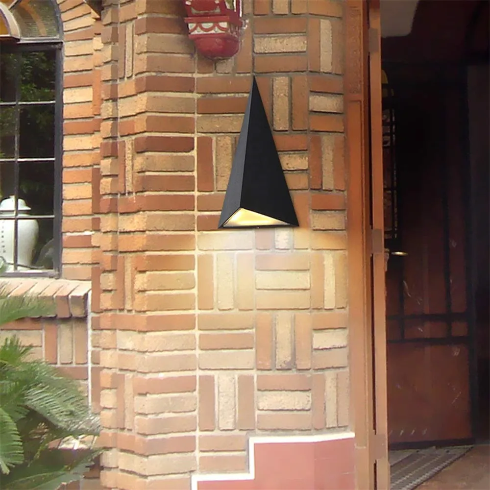 Наружное настенное бра освещение с 9 Вт светодиодными кристаллами