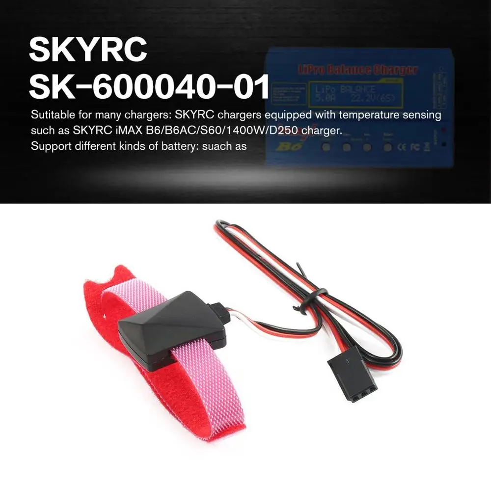 

Новый SKYRC датчик температуры зонд проверки кабель с датчиком температуры для iMAX B6 B6AC батареи зарядное устройство контроль температуры