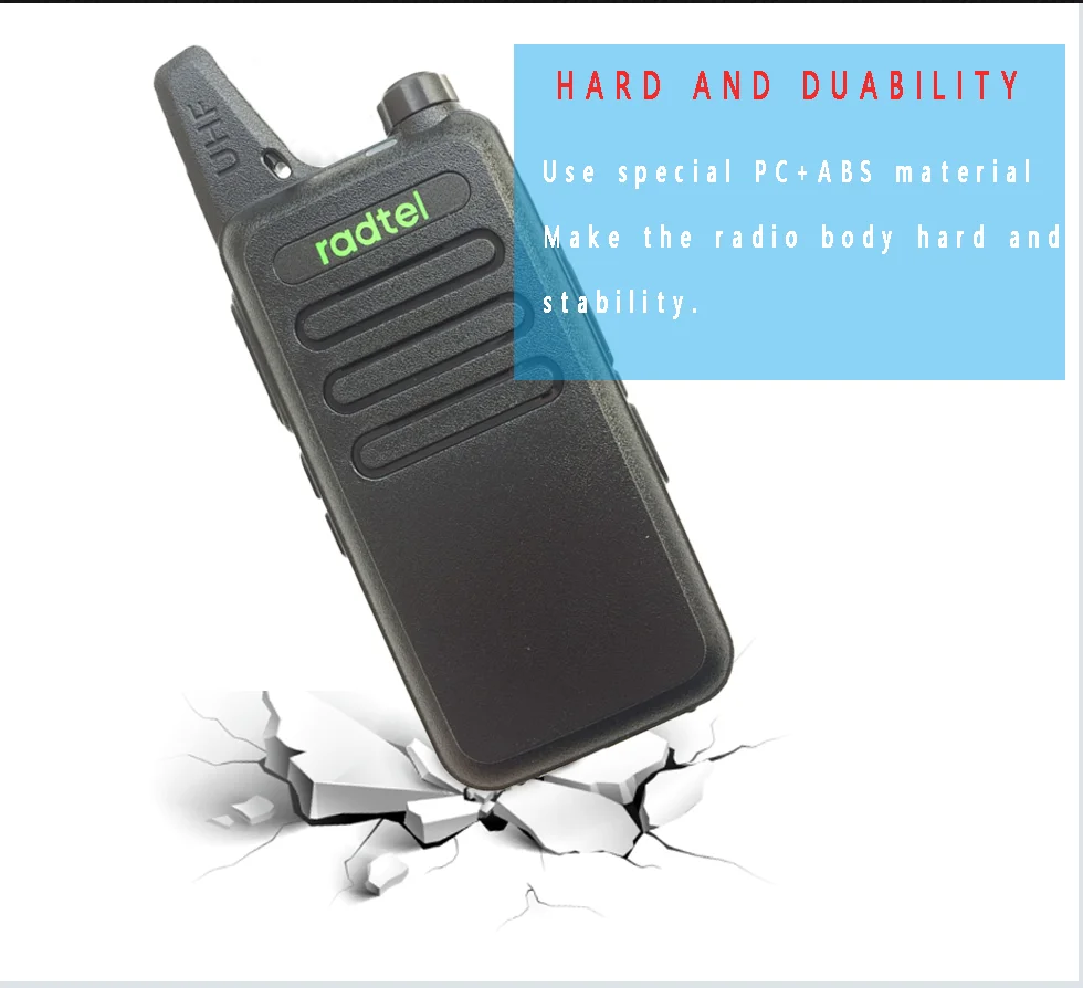 Radtel RT 10 мини иди и болтай Walkie Talkie “иди PMR 446 Перезаряжаемые лицензии Бесплатная FRS