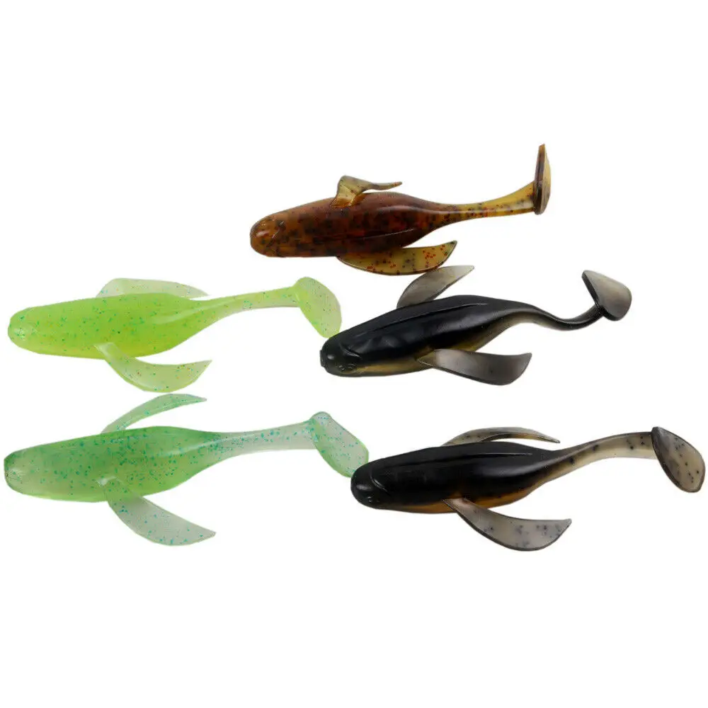 5x микс гольян мягкая пластиковая искусственная рыболовная приманка 4 '' Drop Shot
