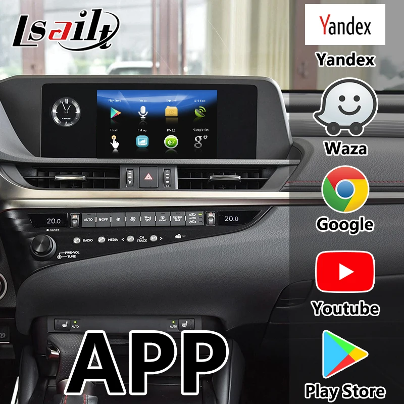 Android 7,1 мультимедийный видео интерфейс коробка для ES250 ES350 Lexus 2013-19 мышь/сенсорное управление, экран обновления