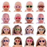 random 10 pcsset glasses sunglasses fits 18 inch americanbaby born clothes 43cm accessoriesour generationtoys for children