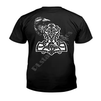 raven and hammer viking t shirts classic t shirt summer cotton t shirts women for men casual tees short sleeve
