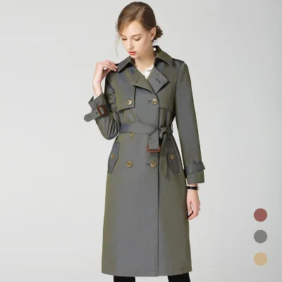 

Top winter Autumn and New British Style Dignified Loose Windbreaker B1 high quality