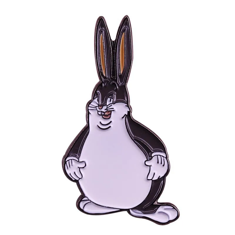 Большая мягкая эмалированная заколка Chungus популярный подарок |