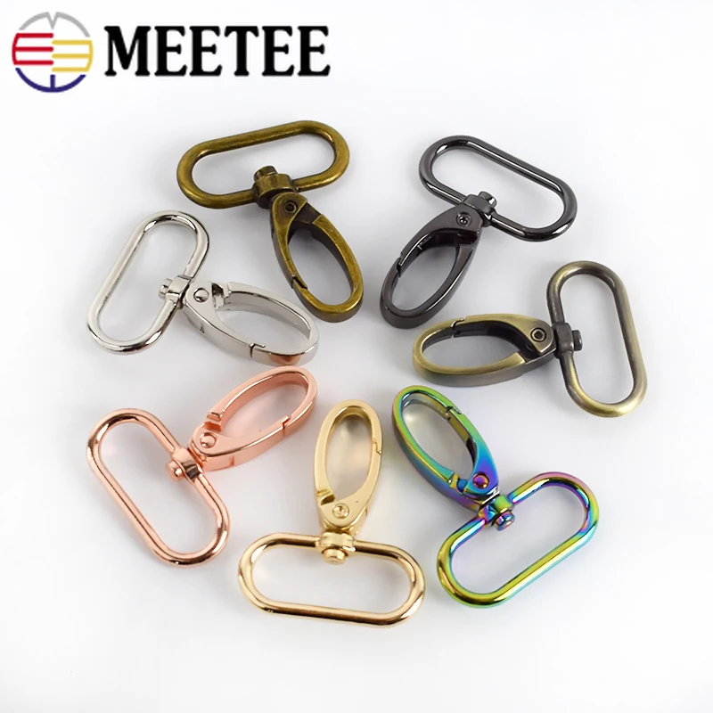 4/10/20 шт Meetee 32 мм металлические сумки с пряжкой на ремешке застежка лобстер крючок