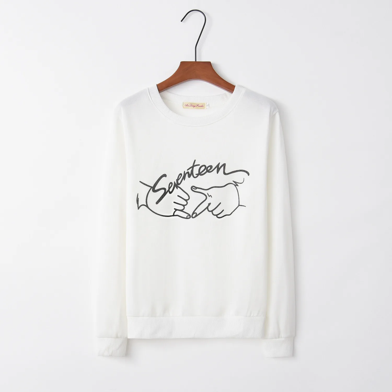 Handshake Cute 2022 New Design Hot Sale Hoodies Sweatshirts Women Casual Kawaii Harajuku Sweat Girls European Tops Korean