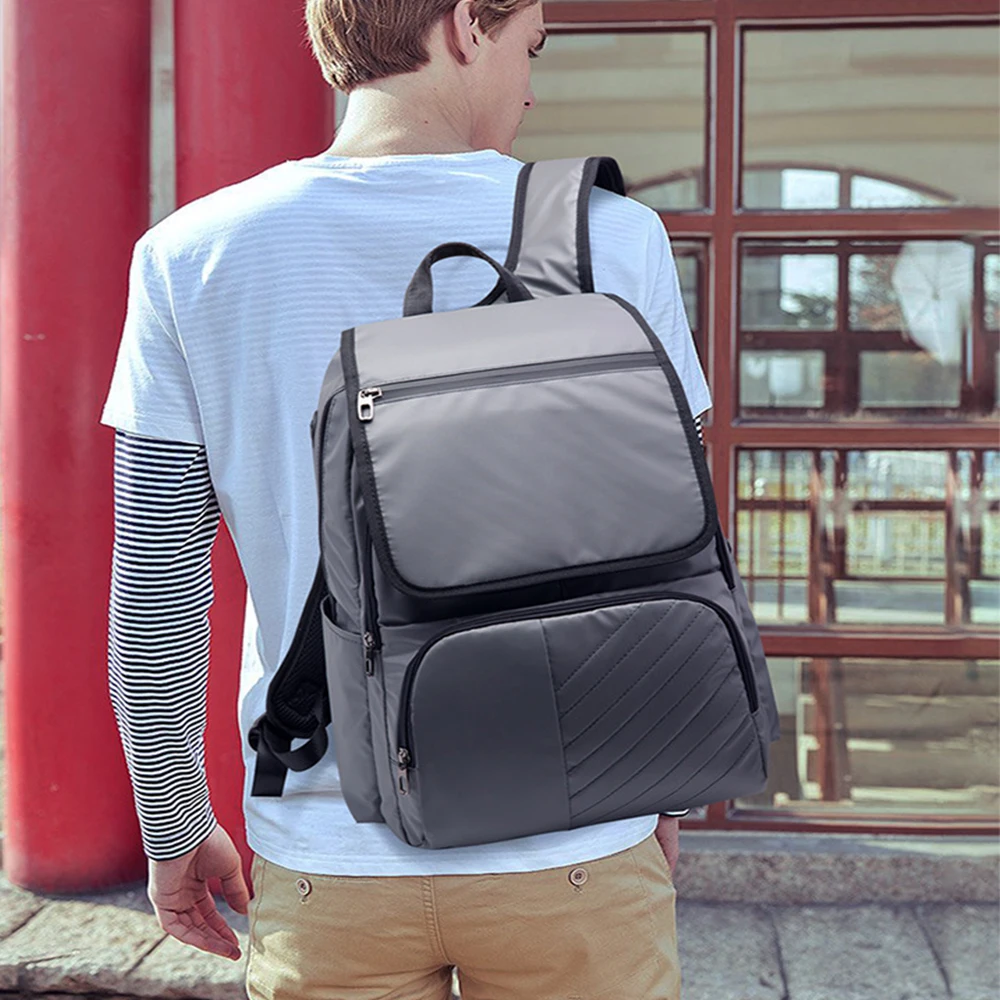 

Vintage Soft Casual USB Backpack 2020 New Fashion Shoulder Bag Backpacks Large Capacity School Bag Oxford School Bagckpack