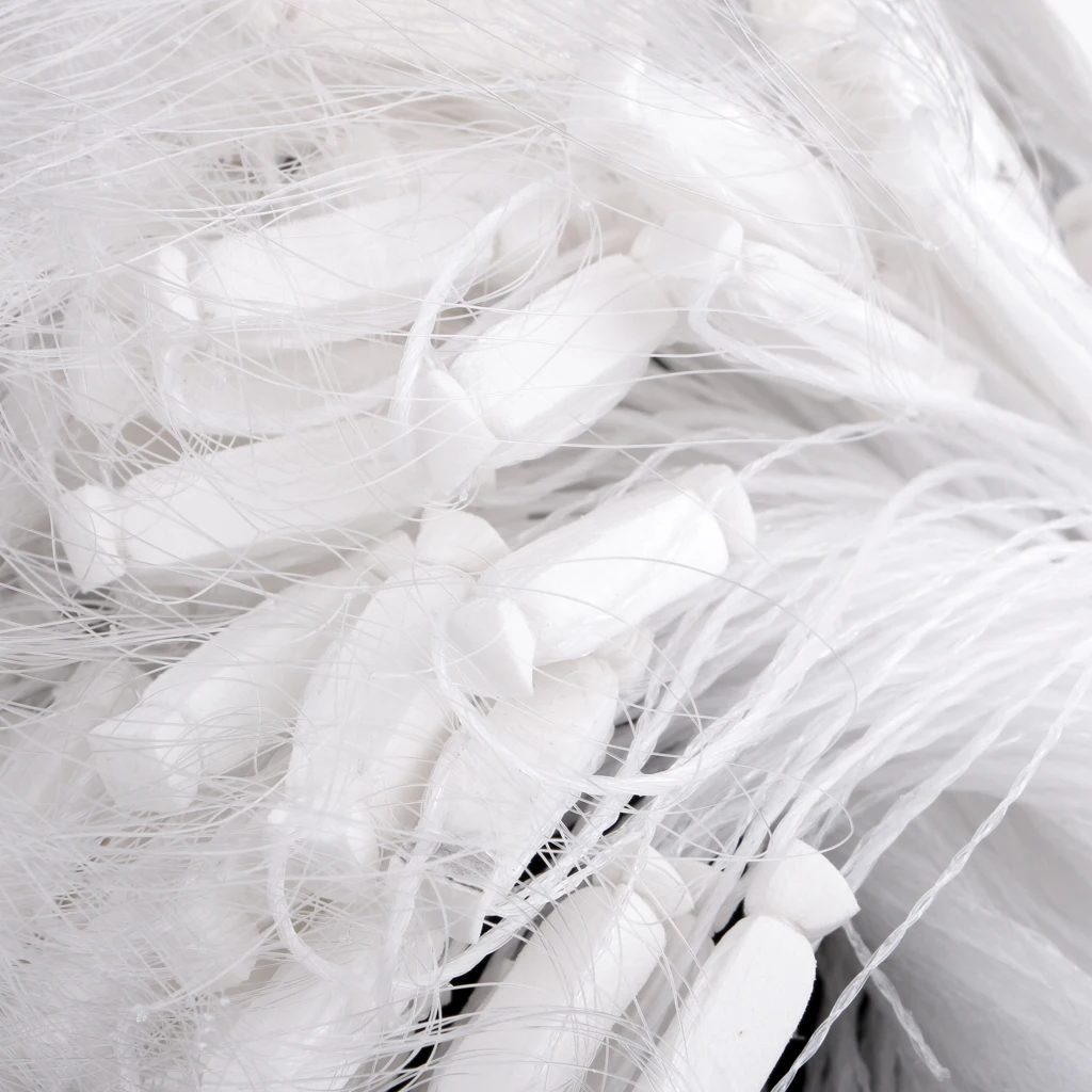 50 м 3 слойная рыболовная сетчатая ловушка нейлоновая прозрачная Ловушка с поплавком мононить жаберная сеть