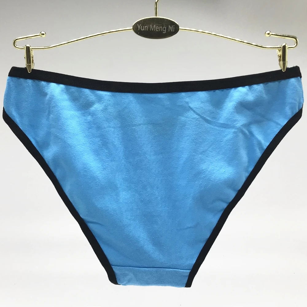 Хлопковое нижнее белье Женские брифы модные трусики с V-образным вырезом женские