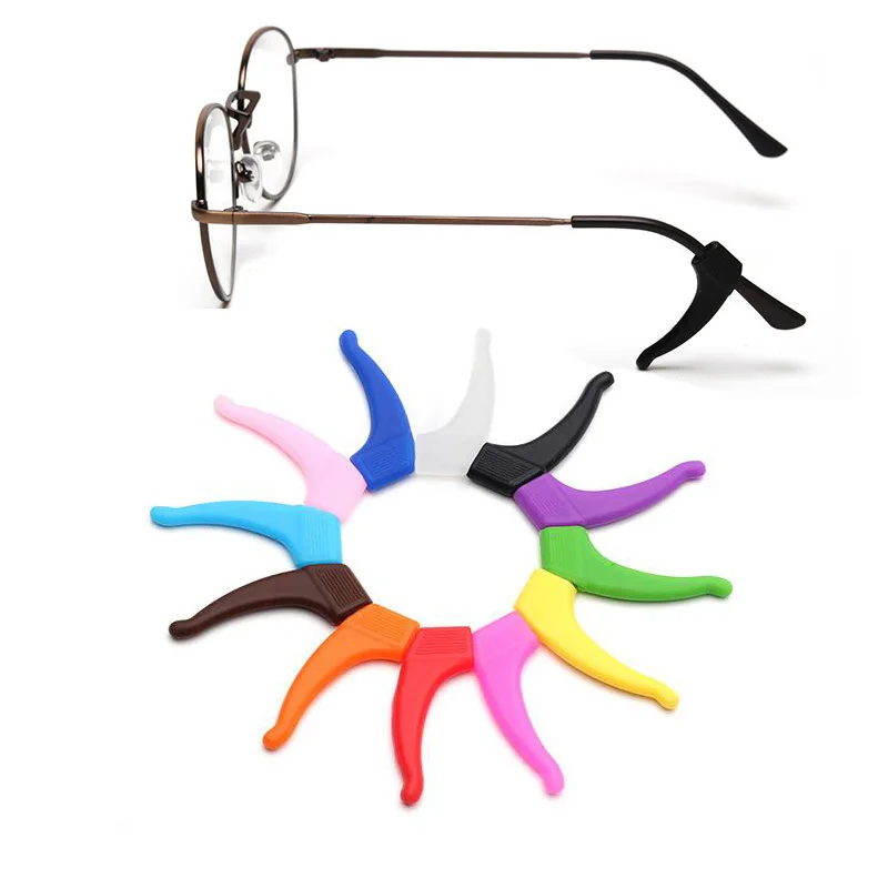 Модные противоскользящие заушные крючки для очков аксессуары силиконовый