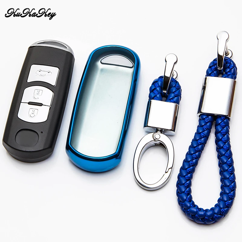 KUKAKEY ТПУ ключ чехол КРЫШКА ДЛЯ Mazda CX 9 7 5 Atenza для детей возрастом 2 3 6 RX 8 Axela MX5 CX9 CX7 CX5