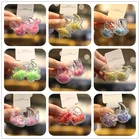 Детские Прозрачные резинки для волос с наполнителем, 2 шт.