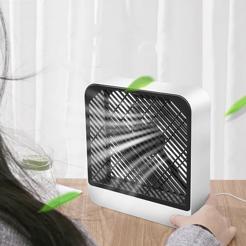 

New Air Cooler Fan Strong Wind Portable Fan Cooler Air Usb Powered Low Noise Air Conditioner Fan For Home Office Desk