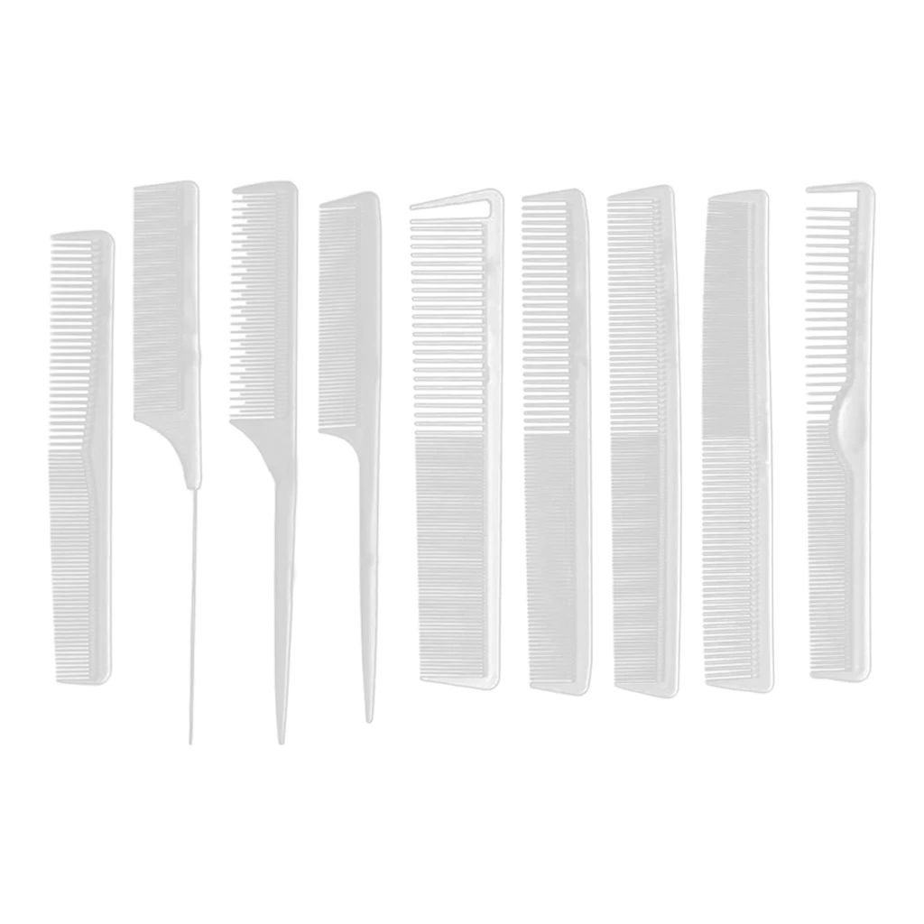 

Hair Styling White Comb Hairdressing Barbers Salon Women Men Pocket Brush