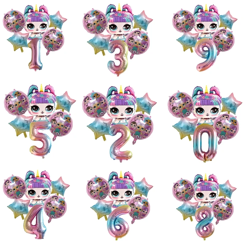 6 шт. куклы сюрпризы Lol игрушки на день рождения для детей мальчиков и девочек