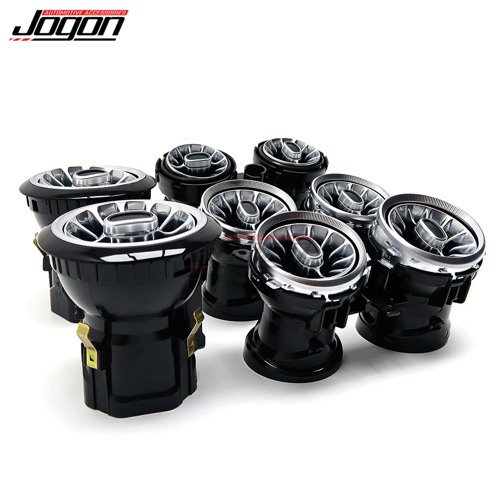 Передняя панель приборов консоли с системой кондиционирования воздуха и воздушным вентиляционным отверстием Turbo Trim Atmosphere Ambient Light для Mercedes Benz E Class W213 2017+