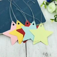 50pcs star card wishing bottle card hang gift tag crafts wedding decoration diy party baby shower event banquet favor supplies