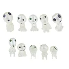 Миниатюрная экшн-Фигурка Древо дух принцессы Мононоке, светящиеся в темноте куклы-эльфы, Мультяшные фигурки, мини-игрушки, настольное украшение