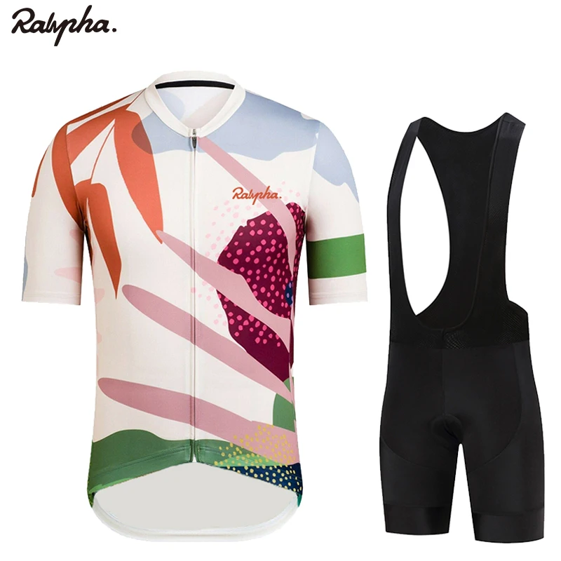

Ralvpha Summer Cycling Clothes Suit Men's Cycling Suit Bicycle Uniform Road Mountain Bike Breathable Cycling Clothes