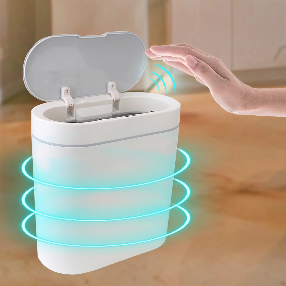 

Автоматический водонепроницаемый инструмент для уборки дома, ванной, кухни, туалета, 8 л, умный датчик, мусорная корзина