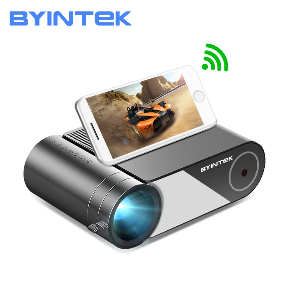BYINTEK 2019 Новый 720P видео светодиодный портативный домашний кинотеатр HD