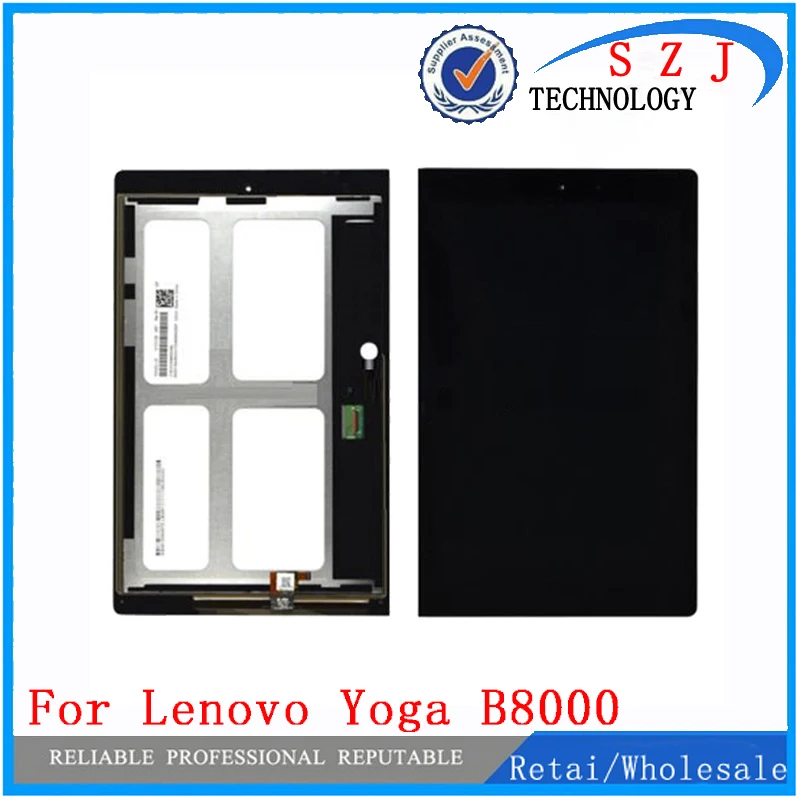 Новый 10 1 дюймовый 1280*800 для Lenovo Yoga B8000 ЖК-дисплей + сенсорная панель экран монитора