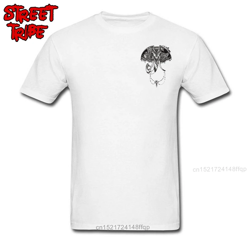 Шикарная серая футболка Мужская с принтом слона изящный художественный дизайн